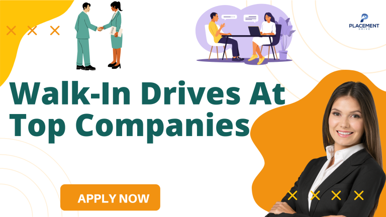 Walk-In Drives At Top Companies