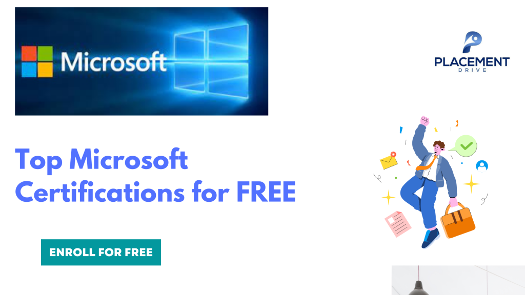 Top Microsoft Certifications for FREE Placement Drive