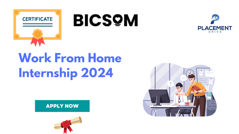 BiCSoM Technologies Work From Home Internship