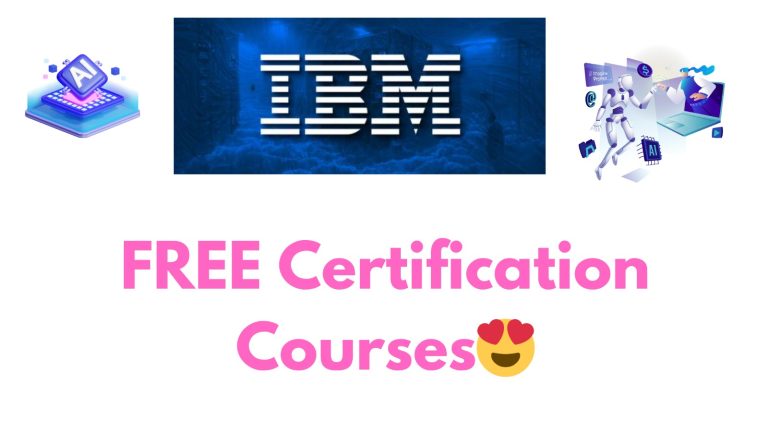 IBM FREE Certification Courses