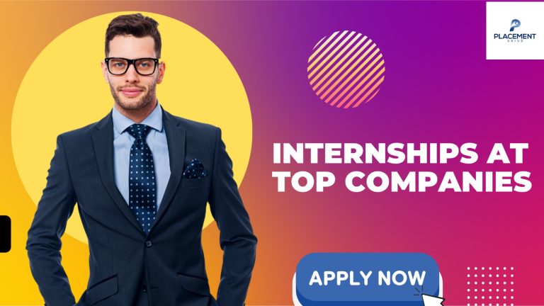 Internships At Top Companies