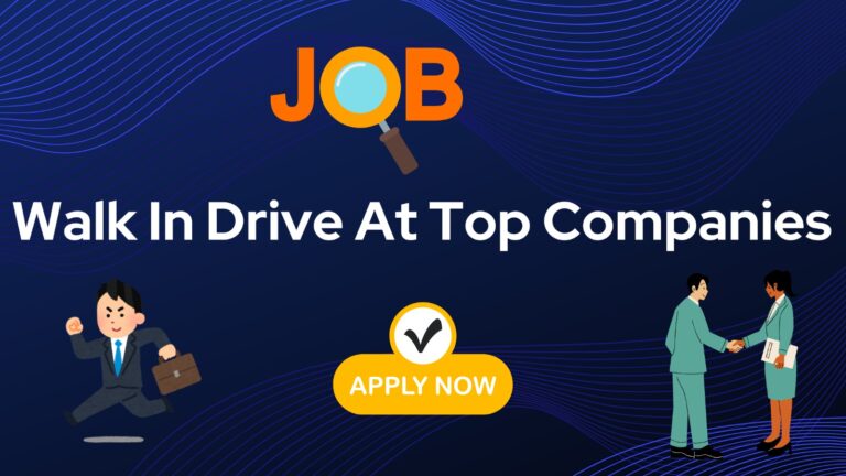 Walk In Drives At Top Companies