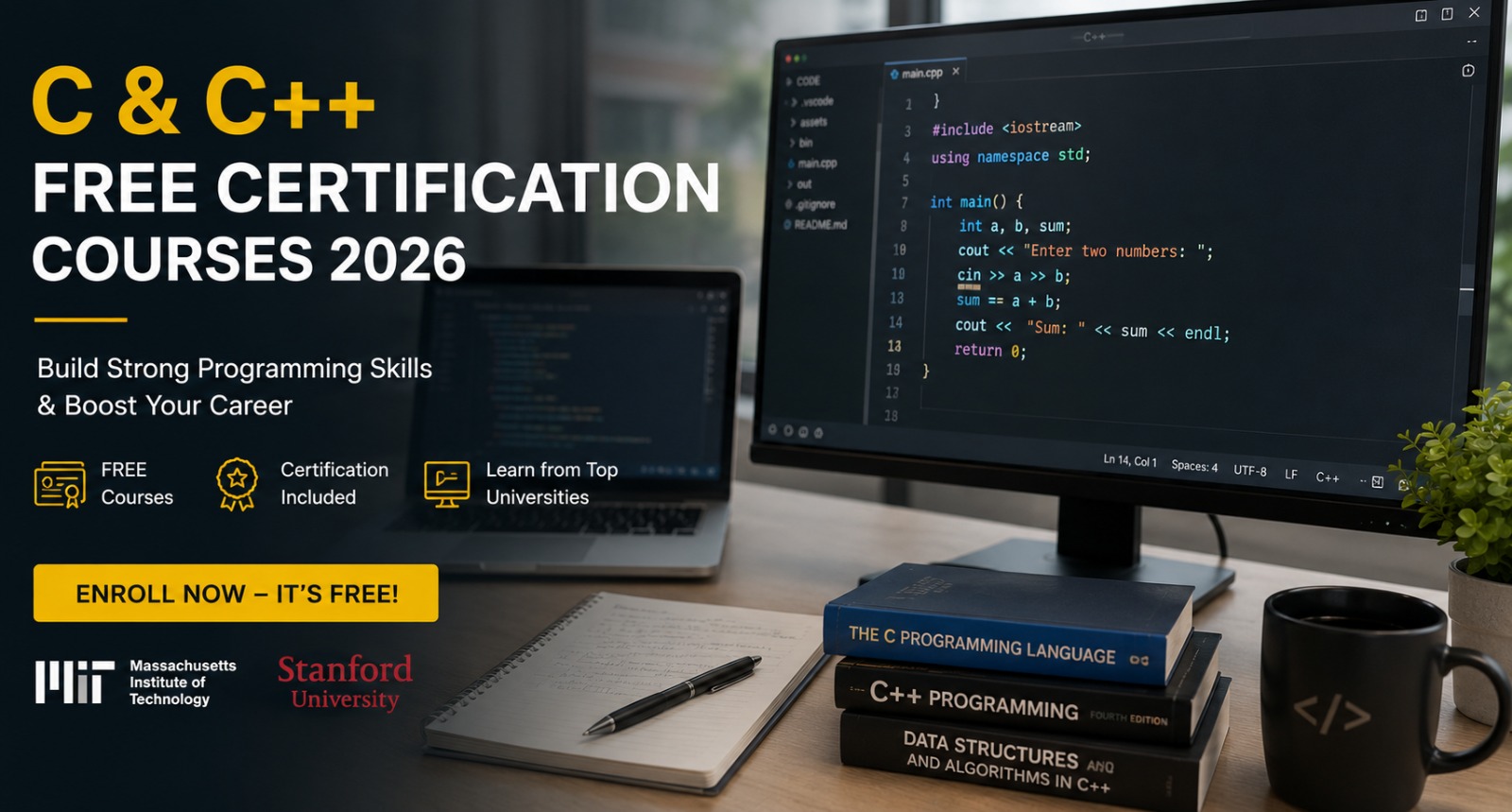 Free C Course C , C++ FREE Certification Courses - Placement Drive