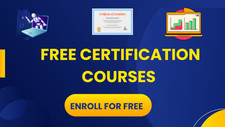 FREE Certification Courses