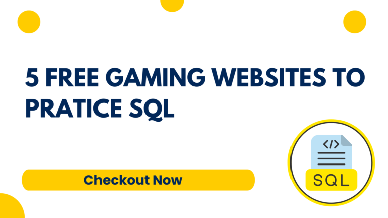 5 Free Gaming Websites To Practice SQL