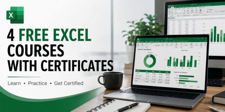 Free Excel Courses with Certificates