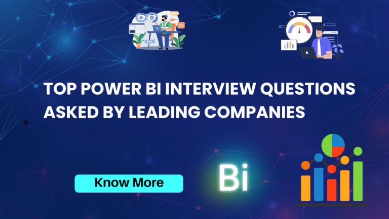 Power BI Interview Questions