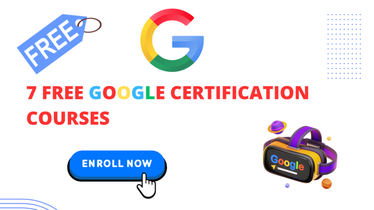 Free Google Certification Courses