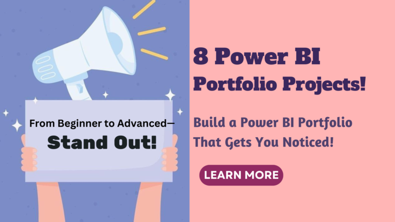 Build a Power BI Portfolio Project That Gets You Noticed!