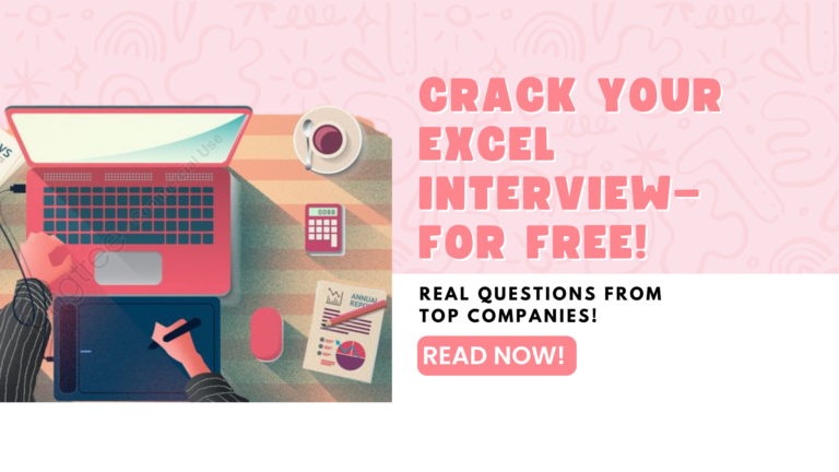 Ace Your MS Excel Interview—For FREE!