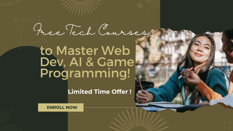 Free Tech Courses to Upgrade Your Skills!