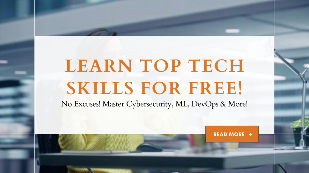 fast-paced private tech training & free tutorials for... Master Top Tech Skills for FREE!