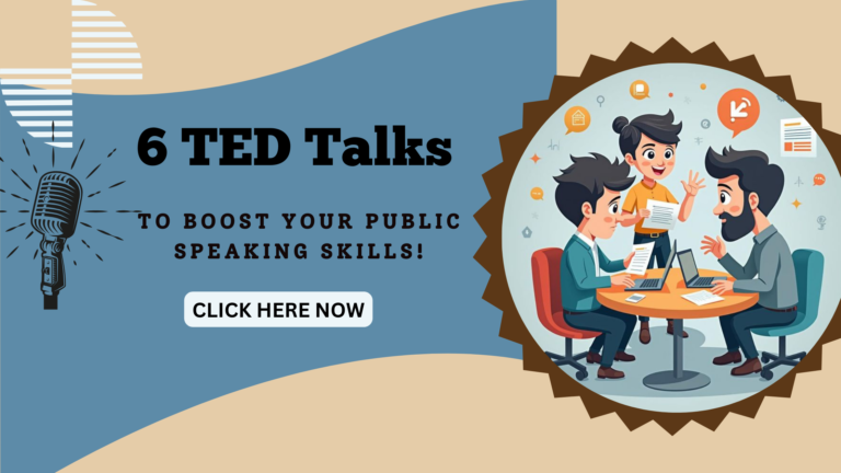 6 Must-Watch TED Talks to Master Public Speaking!