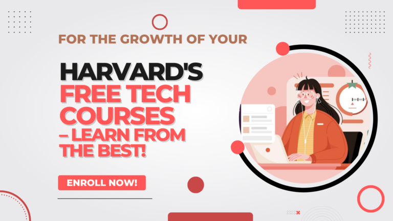 🚀 Harvard's Free Tech Courses – Learn from the Best!