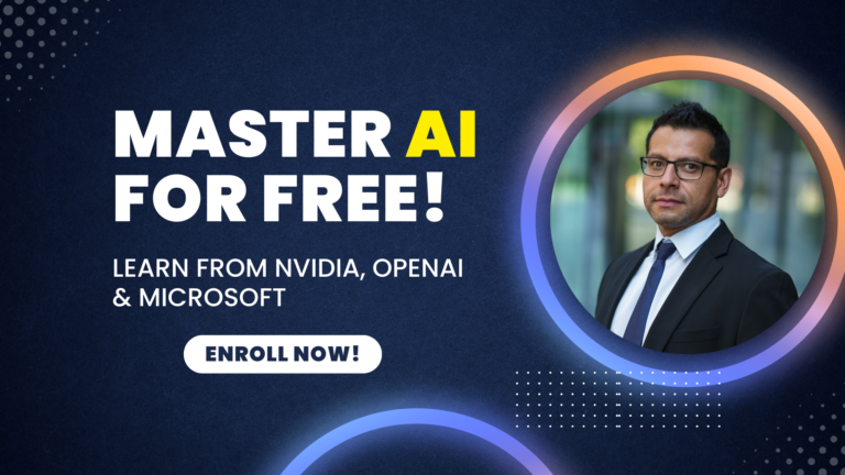 Learn AI for FREE from NVIDIA, OpenAI & Microsoft!