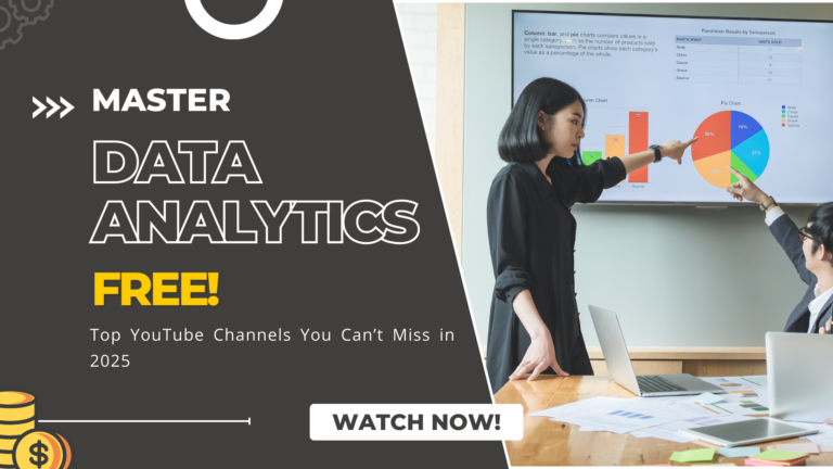 Best YouTube Channels to Learn Essential Data Analytics Skills for FREE