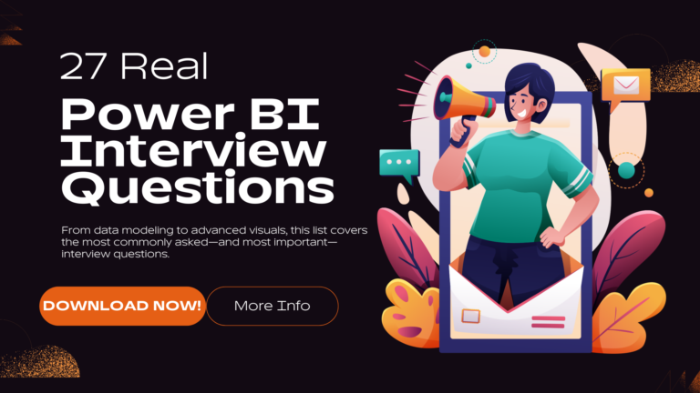 27 Real Power BI Interview Questions from Top Companies Like IBM, Capgemini & Deloitte