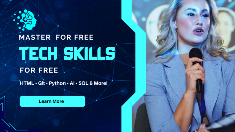 7 Free Tech Courses to Learn HTML, Git, SQL, Python, and AI