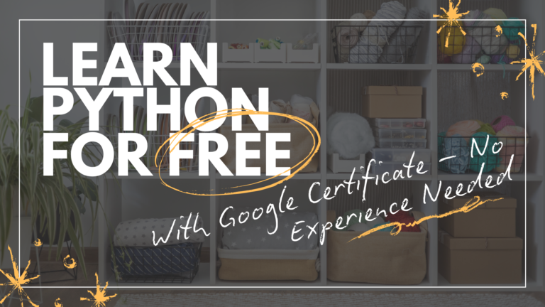 Learn Python for Data Analytics – Free Course with Certificate by Google