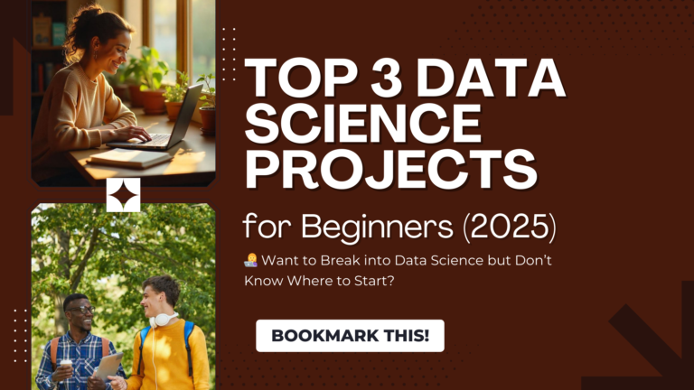 3 Beginner-Friendly Data Science Projects to Build Your Portfolio in 2025