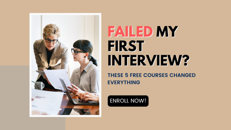 5 Free Data Analytics Courses That Helped Me Bounce Back After My First Interview Failure