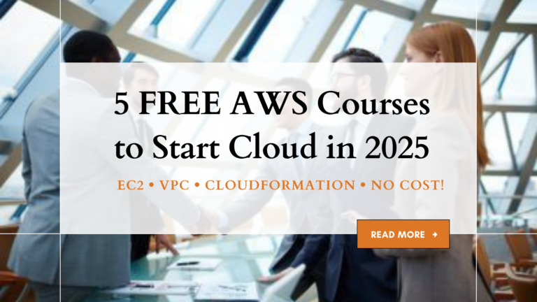 5 FREE AWS Courses to Launch Your Cloud Career in 2025