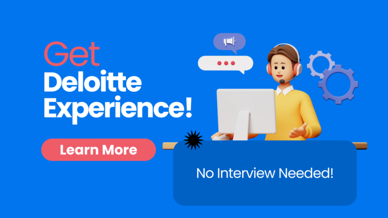 Add Deloitte to Your Resume — No Interview Needed!