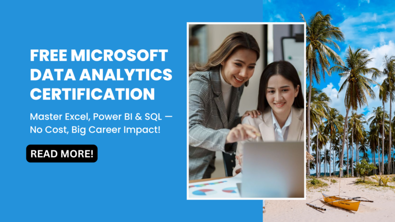 Career Essentials in Data Analytics (FREE): Learn Excel, SQL, Power BI & More with Microsoft & LinkedIn