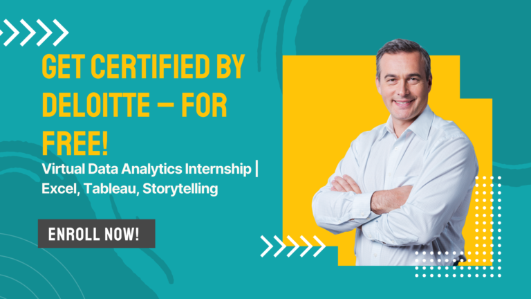 Land Your Dream Data Job with Deloitte’s Free Virtual Internship!