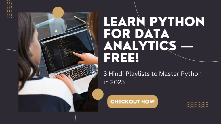 Master Python for Data Analytics – 100% FREE & Beginner-Friendly!