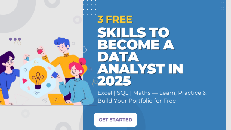 Become a Data Analyst in 2025 — Start with Just 3 Core Skills!