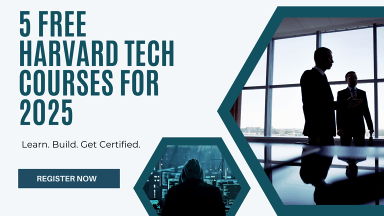 5 Free Harvard Courses to Kickstart Your Tech Career in 2025