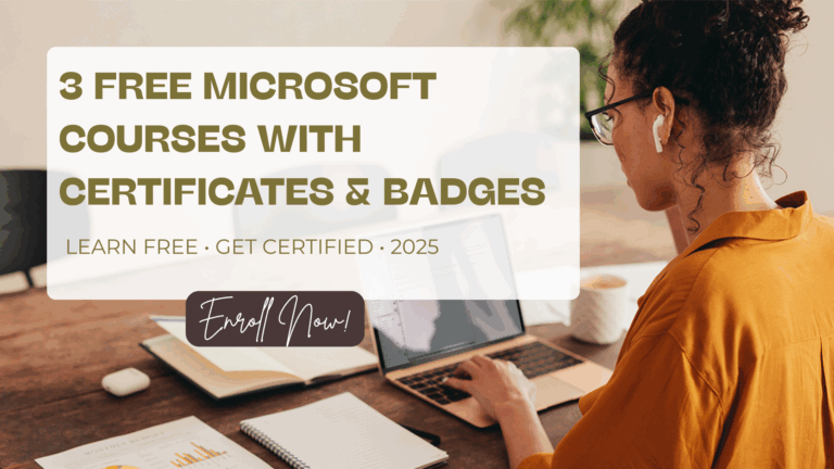 3 Free Microsoft Courses with Certificates Boost Your Career in 2025