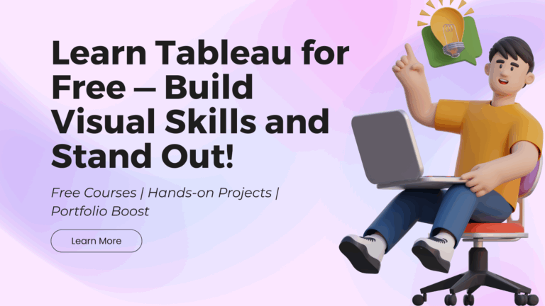Unlock Your Data Story: Learn Tableau for Free and Build a Portfolio That Gets You Noticed