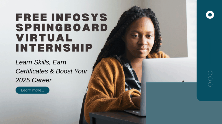 Transform Your Career with Infosys Springboard: Free Courses & Virtual Internship