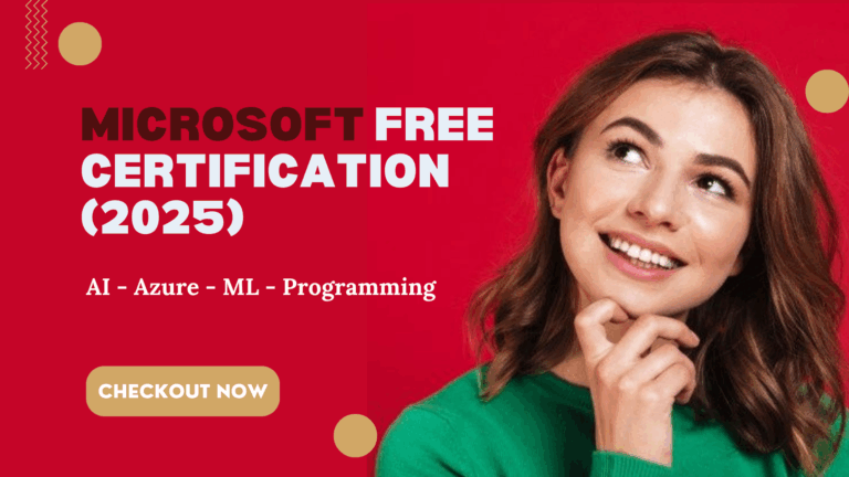 Get Microsoft Certified for FREE — AI, Cloud, Programming & More