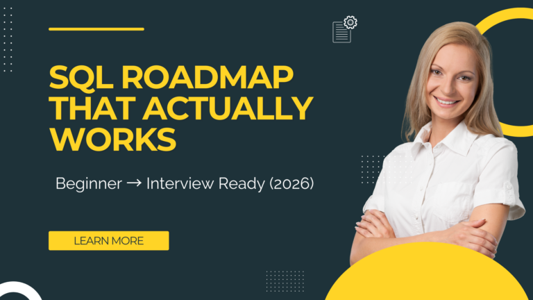 The Only Sql Learning Roadmap Beginners Need For 2026