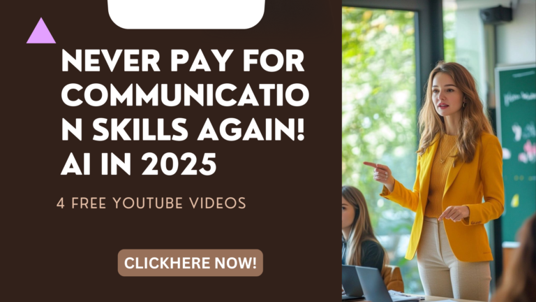 Never Pay to Learn Communication Skills Again: 4 Free YouTube Videos That Do It All