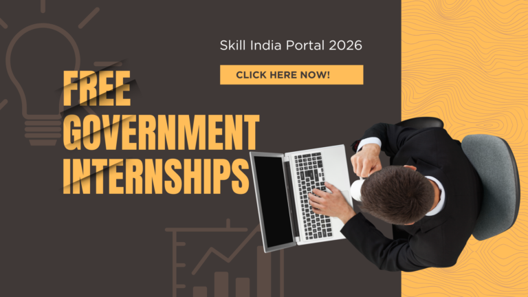 Government Internship Portal for Students: Gain Real Work Experience in 2026