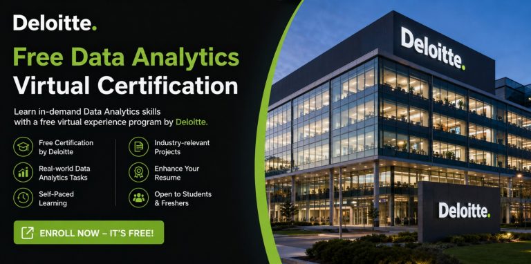 Data Analytics FREE Virtual Certification