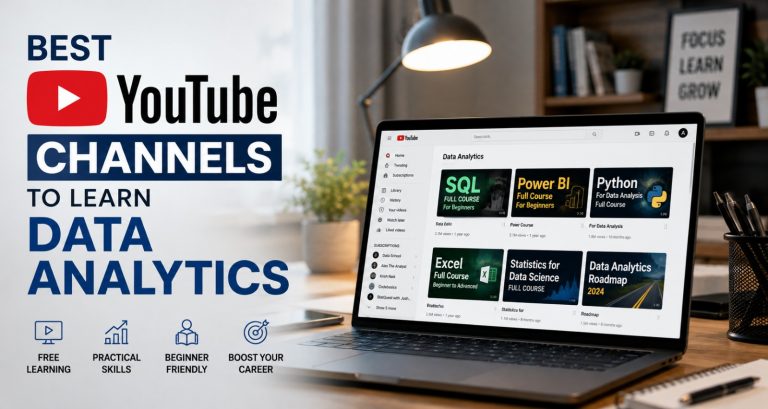 𝗕𝗲𝘀𝘁 𝗬𝗼𝘂𝗧𝘂𝗯𝗲 𝗖𝗵𝗮𝗻𝗻𝗲𝗹𝘀 𝘁𝗼 𝗟𝗲𝗮𝗿𝗻 𝗗𝗮𝘁𝗮 𝗔𝗻𝗮𝗹𝘆𝘁𝗶𝗰𝘀 𝗳𝗼𝗿 𝗙𝗥𝗘𝗘
